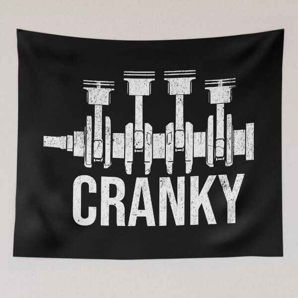 Item preview, Crankshaft Cranky Car Engine Crankshaft Cars Lover Mechanics Father Day designed and sold by CameronTheBro.