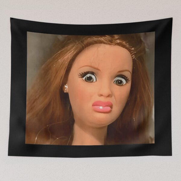 Item preview, Funny Disgusting Doll face Meme designed and sold by CameronTheBro.