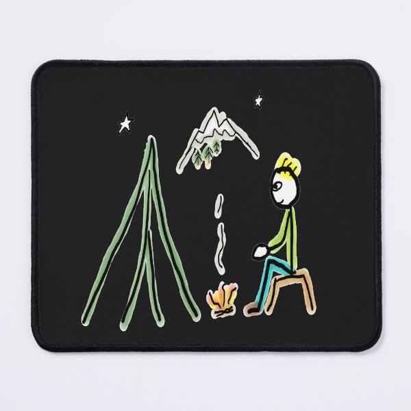 Item preview, Camping Stickman designed and sold by Mark-Ewbie.