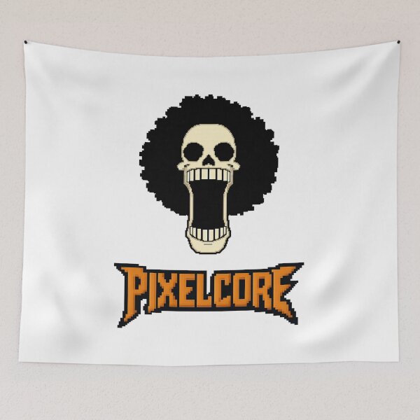 Item preview, Brook from One Piece Pixel Art {PIXELCORE} designed and sold by PIXELCORE-TEE.