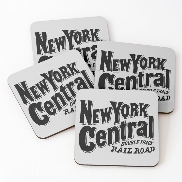 Item preview, New York Central Double Track Rail Road Vintage Logo Emblem designed and sold by Maljonic.