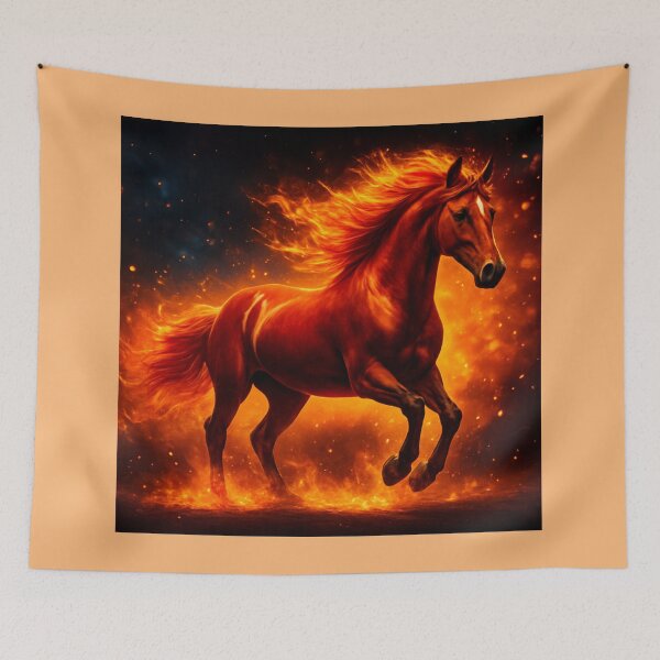 Item preview,  Fire Horse of Transformation 2026 designed and sold by Zofia Sosnecka.