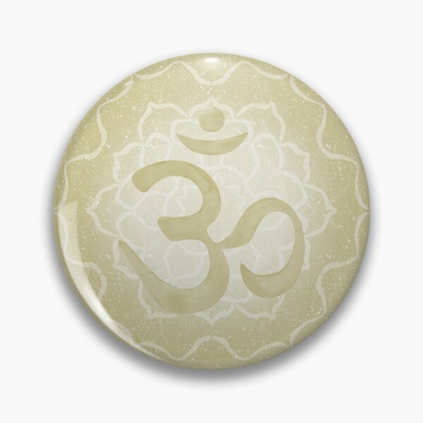 Item preview, OM Mandala Dark Watercolor Bija - Gold designed and sold by Irene Estelle.