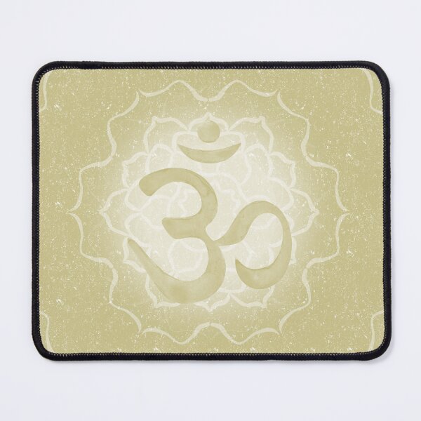Item preview, OM Mandala Dark Watercolor Bija - Gold designed and sold by Irene Estelle.