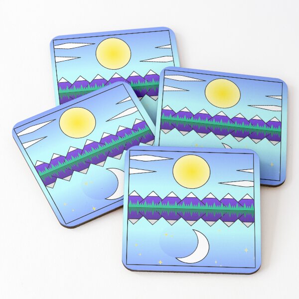 Item preview, Where the Lake Meets the Mountains designed and sold by Setsune Creations.