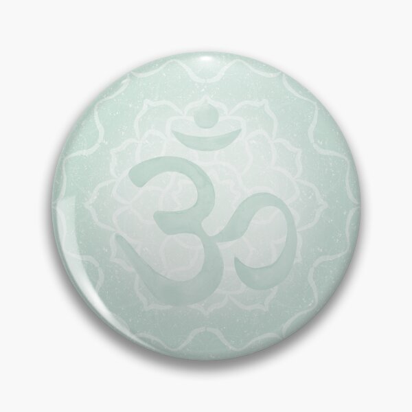 Item preview, OM Mandala Dark Watercolor Bija - Mint designed and sold by Irene Estelle.