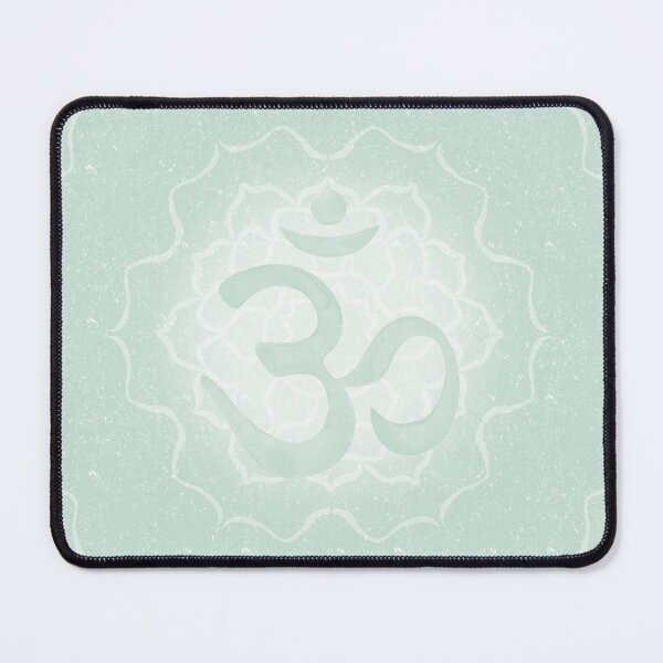 Item preview, OM Mandala Dark Watercolor Bija - Mint designed and sold by Irene Estelle.