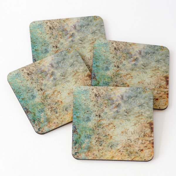 Item preview, Rusty stone colorful artwork designed and sold by KRFNatureGifts.