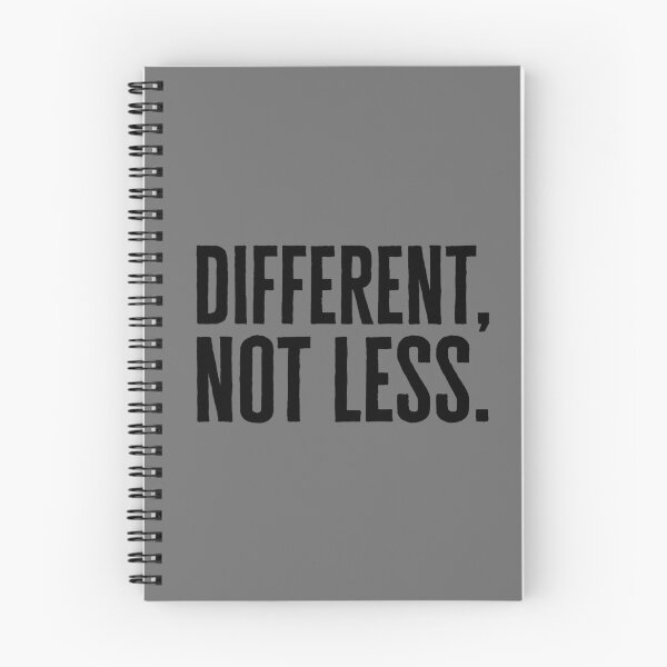 Item preview, Different, Not Less - Black designed and sold by sillyjess.