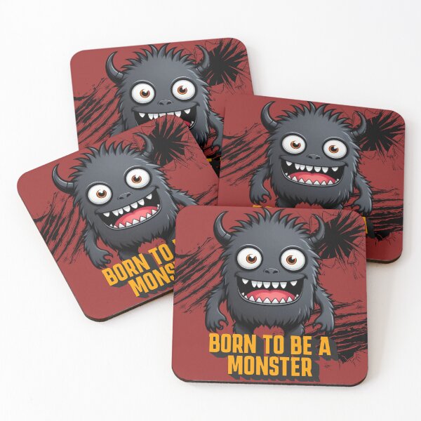 Item preview, Born to be a Monster designed and sold by One-Hand-Made.