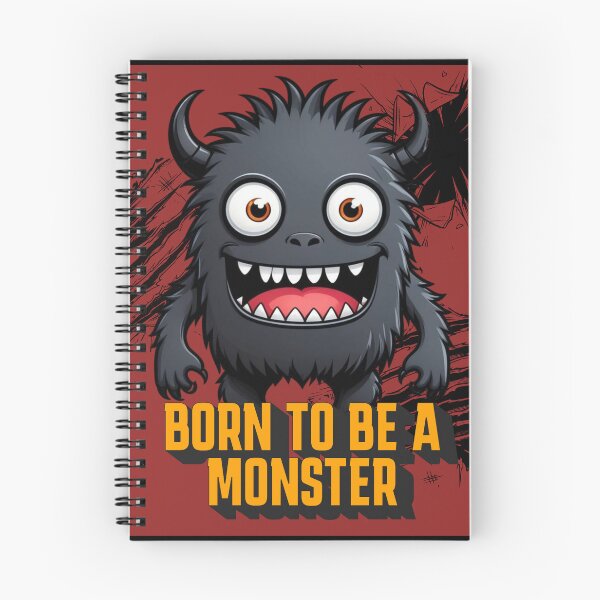 Item preview, Born to be a Monster designed and sold by One-Hand-Made.