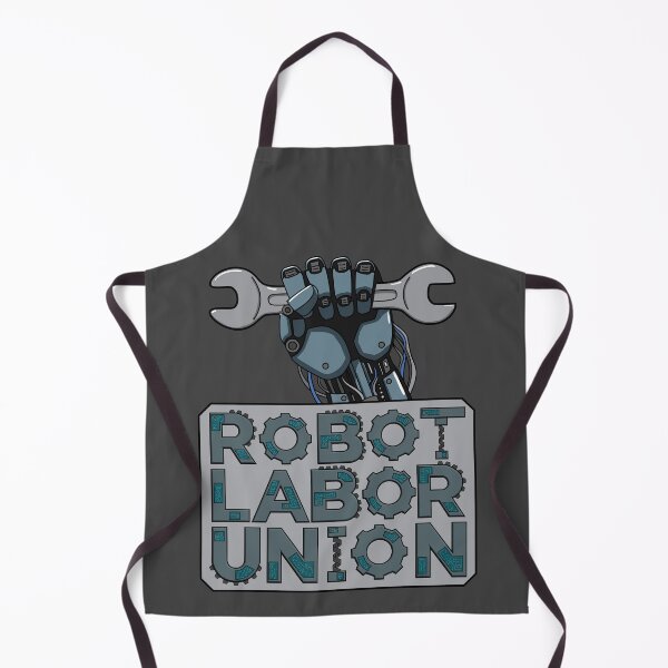Item preview, Robot Labor Union - Funny Ironic Sci-Fi Logo designed and sold by Censoredship.