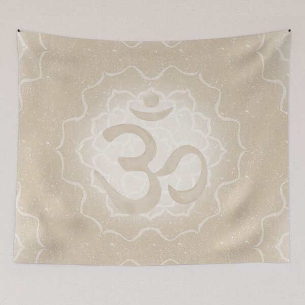 Item preview, OM Mandala Dark Watercolor Bija - Dove designed and sold by Irene Estelle.