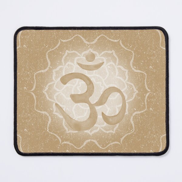 Item preview, OM Mandala Dark Watercolor Bija - Fawn designed and sold by Irene Estelle.