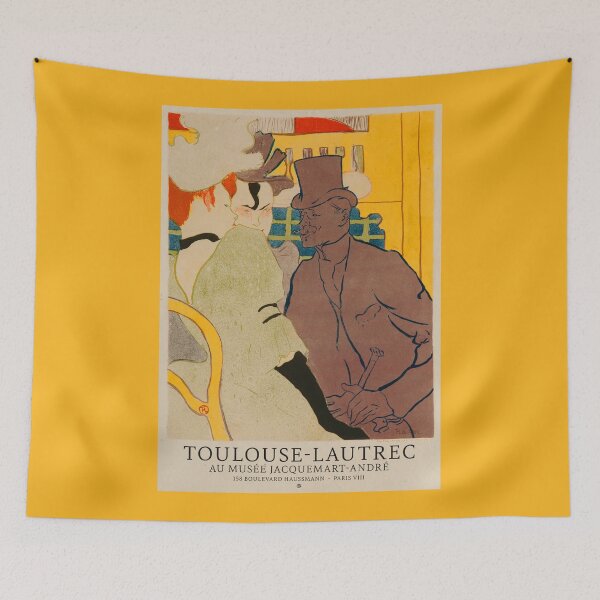 Item preview, Toulouse Lautrec - Au Musee Jacquemart-Andre - Vintage Exhibition Poster designed and sold by letitrip.