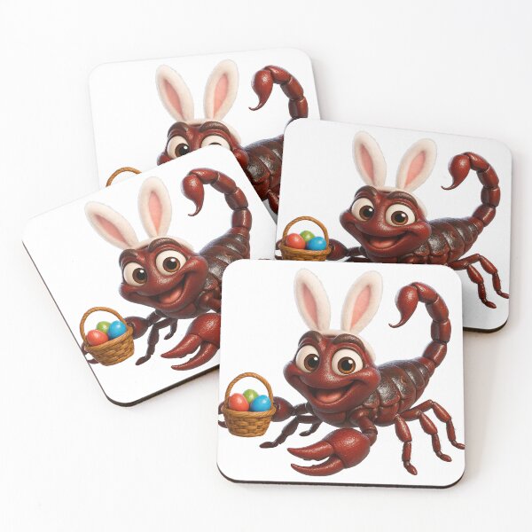 Item preview, Easter Red Claw Scorpion designed and sold by Sillytoe.