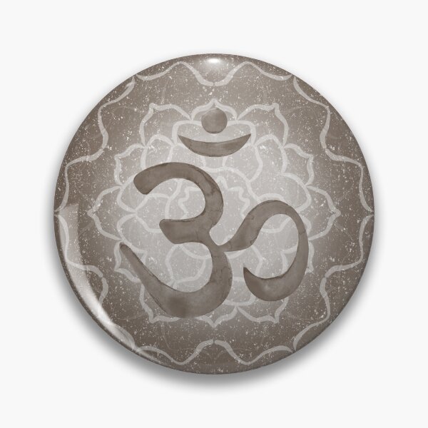 Item preview, OM Mandala Dark Watercolor Bija - Earth designed and sold by Irene Estelle.