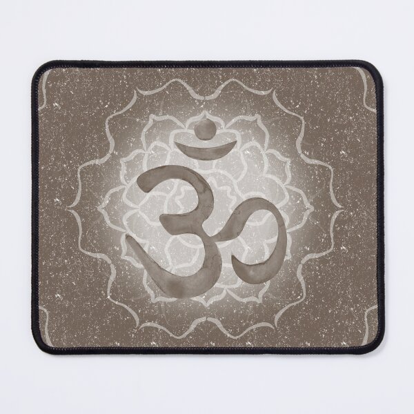 Item preview, OM Mandala Dark Watercolor Bija - Earth designed and sold by Irene Estelle.