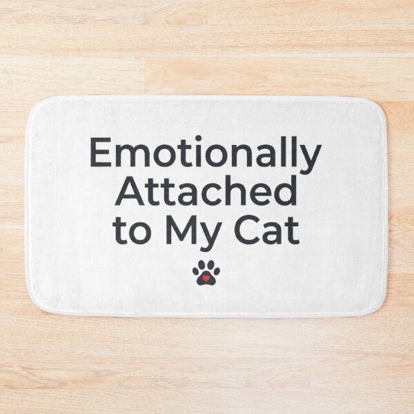 Item preview, Emotionally Attached To My Cat – Cat Lover Shirt designed and sold by Mafmoh.