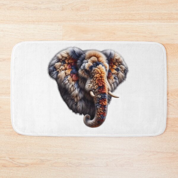 Item preview, Fuzzy elephant  designed and sold by Angelnicholle.