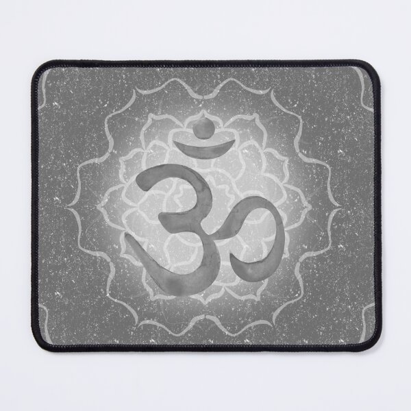 Item preview, OM Mandala Dark Watercolor Bija - Slate designed and sold by Irene Estelle.