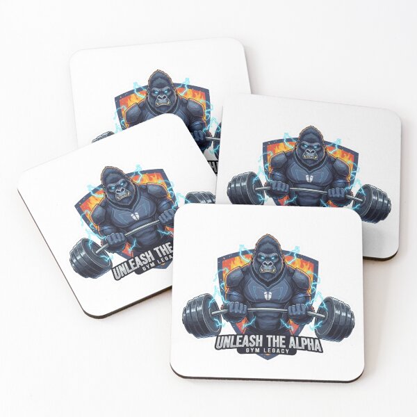 Item preview, Silverback Strength: Gorilla Beast Mode Gym Sticker designed and sold by DankDot.