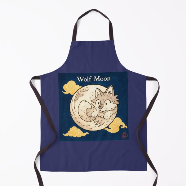 Item preview, Wolf Moon – Guardian Spirit of Winter designed and sold by DianaAlunaImage.