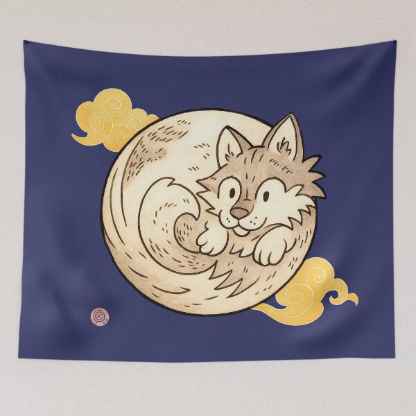 Item preview, Wolf Moon – Guardian Spirit of Winter designed and sold by DianaAlunaImage.