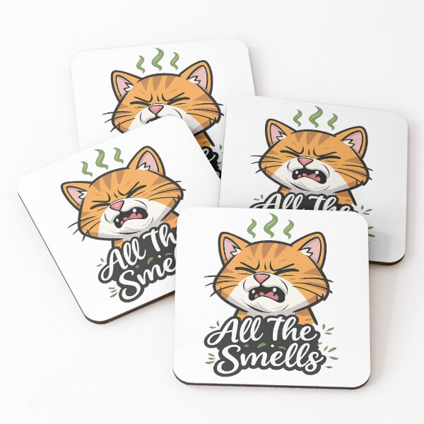 Item preview, Grimacing Cat Reacting to All the Smells designed and sold by Wild Paw Sketch.