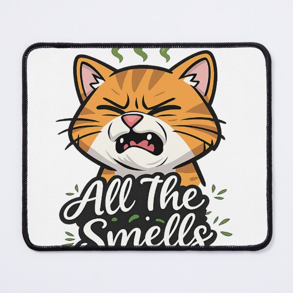 Item preview, Grimacing Cat Reacting to All the Smells designed and sold by Wild Paw Sketch.