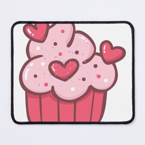 Item preview, Kawaii Cupcake Cute Pastel Sticker Design designed and sold by MoonbeamMochi.