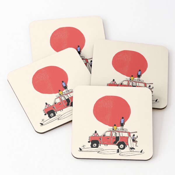 Item preview, Surf Road Trip Sunset Scene designed and sold by Oniyasha.