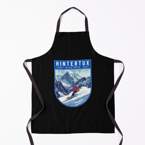 Artikelvorschau, Hintertux im Zillertal (Tirol), Österreich, Retro-Reisekunst-Abzeichen entworfen und verkauft von MaateoDesign.