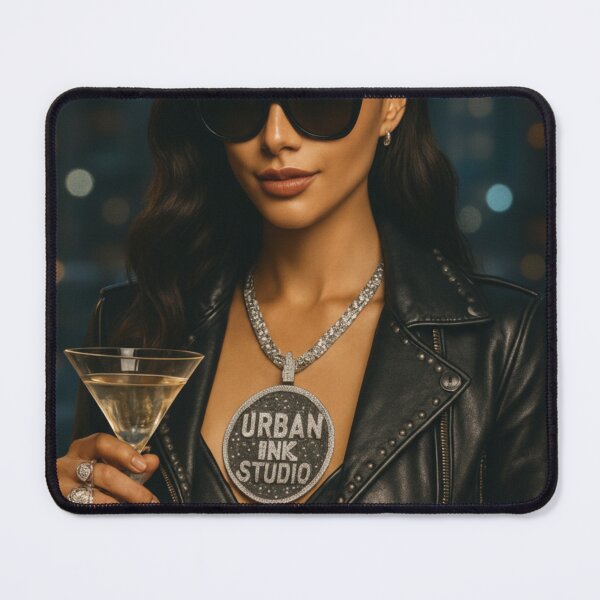 Item preview, URBAN INK QUEEN - Leather & Diamonds - Night Style designed and sold by Urban-InkStudio.
