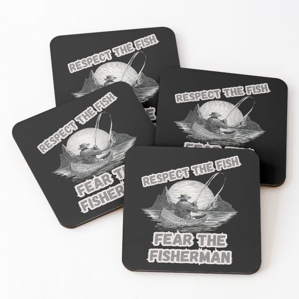 Item preview, Respect the Fish Fear the Fisherman designed and sold by SquirrelDesignLLC.