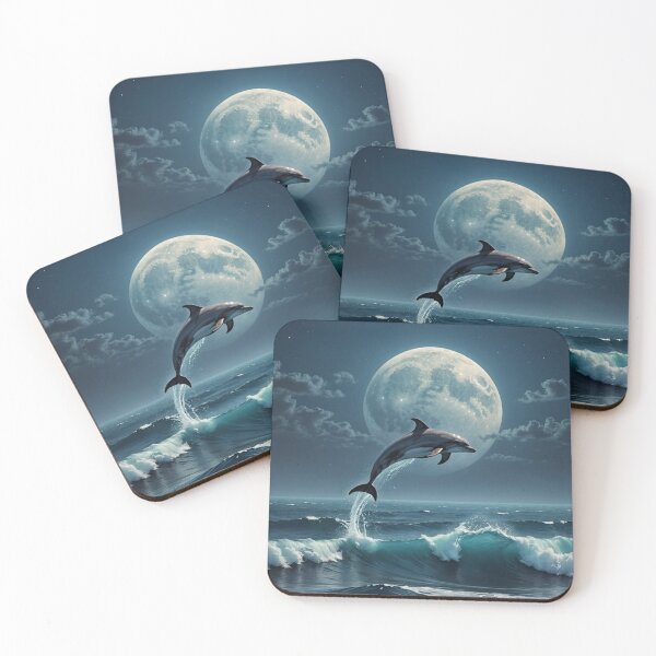 Item preview, night time jumping dolphin designed and sold by Todd1983.