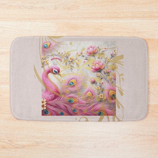 Item preview, Canvas Peacock Gold Overlay designed and sold by lifeinspired4u.