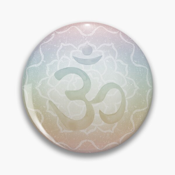 Item preview, OM Mandala Dark Watercolor Bija - Rainbow Sorbet designed and sold by Irene Estelle.