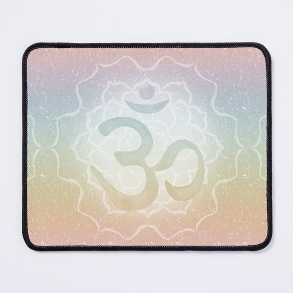Item preview, OM Mandala Dark Watercolor Bija - Rainbow Sorbet designed and sold by Irene Estelle.