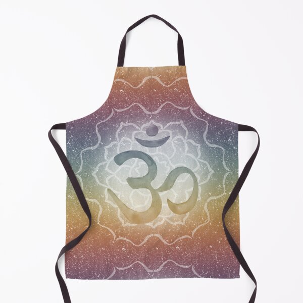 Item preview, OM Mandala Dark Watercolor Bija - Rainbow Sunset designed and sold by Irene Estelle.