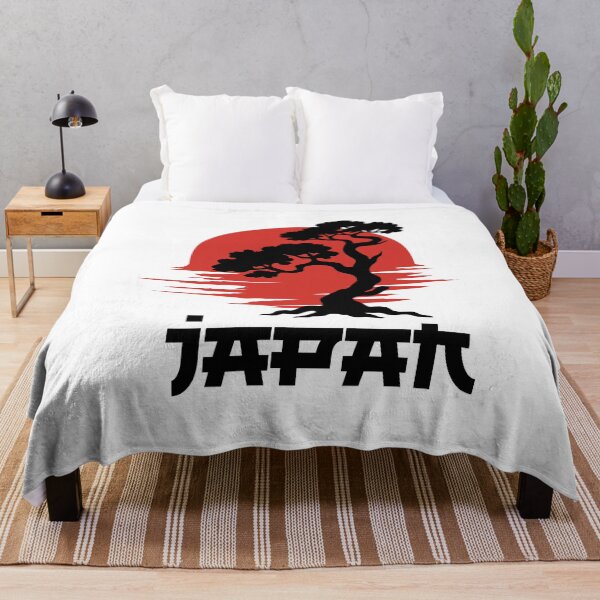 Item preview, Japanese Landscape with Bonsai and Sunrise designed and sold by QuoteCanvas.TH.