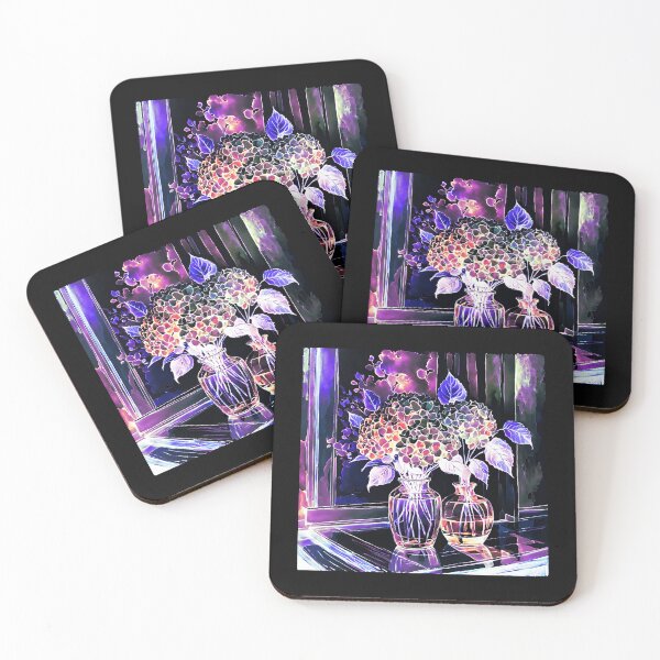 Item preview, Blue and Purple Hydrangeas #2 designed and sold by Helios Be. Lavsh.