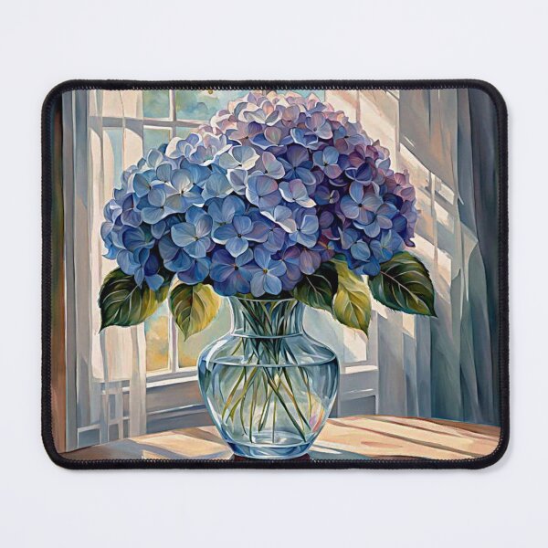 Item preview, Blue and Purple Hydrangeas #3 designed and sold by Helios Be. Lavsh.