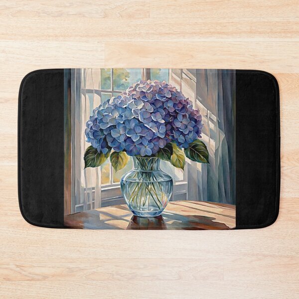 Item preview, Blue and Purple Hydrangeas #3 designed and sold by Helios Be. Lavsh.