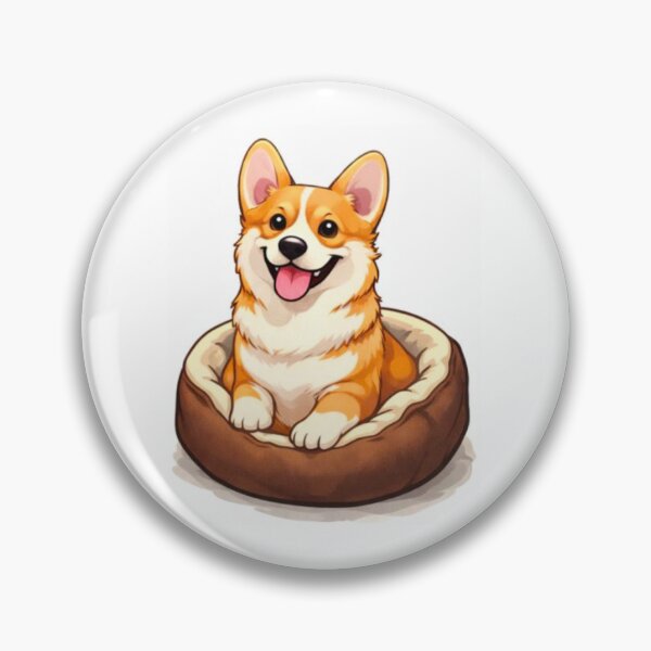 Artikelvorschau, Süßer Corgi im Bett entworfen und verkauft von TheVallhundStop.