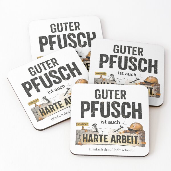 Item preview, Good shoddy work is also hard work – craftsman humor design designed and sold by WerkstattWitz.