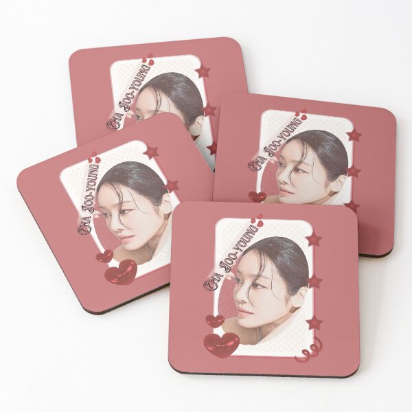 Item preview, Cha Joo-young (차주영) Korean actress South Korean celebrity K-drama star Korean film  illustration Red Aesthetic Collage Design designed and sold by AJUNICE STUDIO.