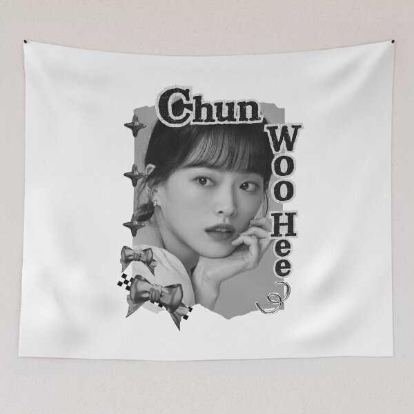 Item preview, Chun Woo-hee (천우희) Korean actress South Korean celebrity K-drama star Korean film n Black and White Collage Digital Art Portrait designed and sold by AJUNICE STUDIO.