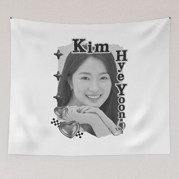 Item preview, Kim Hye-yoon (김혜윤) Korean actress South Korean celebrity K-drama star Korean film n Black and White Collage Digital Art Portrait designed and sold by AJUNICE STUDIO.
