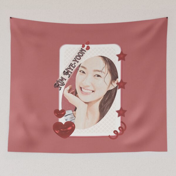 Item preview, Kim Hye-yoon (김혜윤) Korean actress South Korean celebrity K-drama star Korean film  illustration Red Aesthetic Collage Design designed and sold by AJUNICE STUDIO.